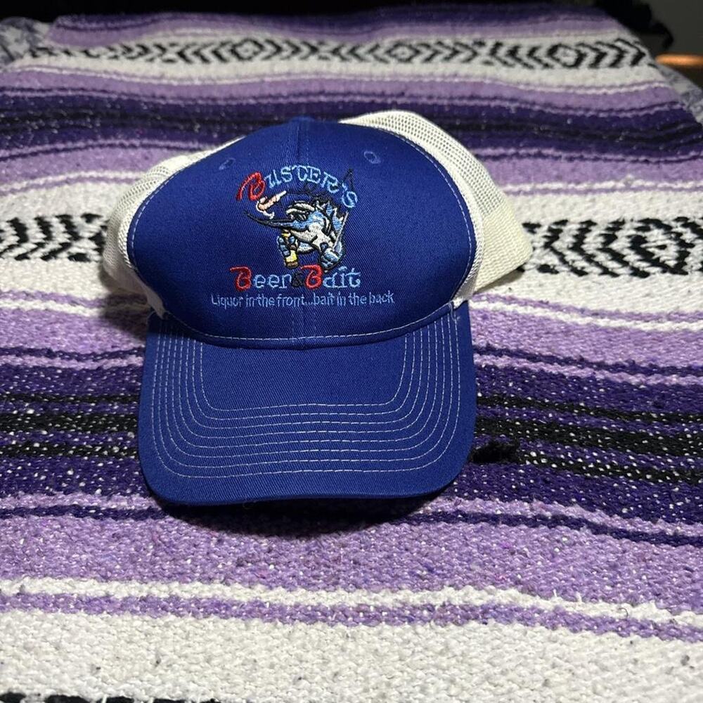 Busters beer bait trucker hat